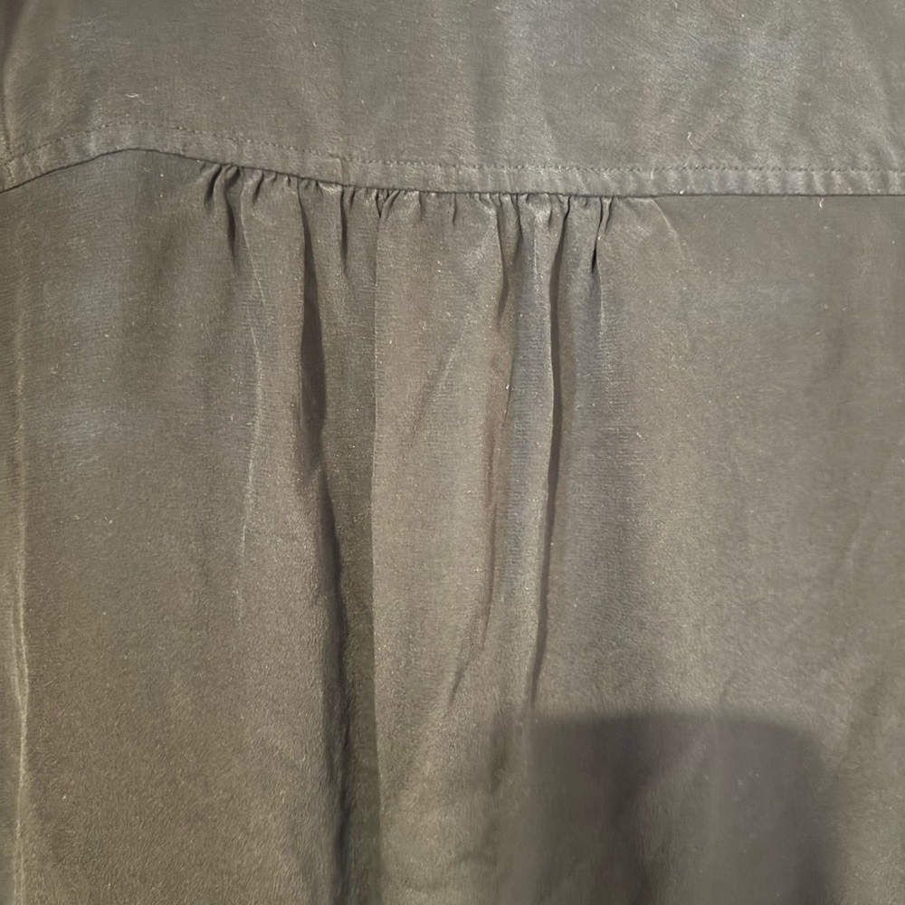 J. Crew Elegant Silk Black Blouse - Picture 5 of 5